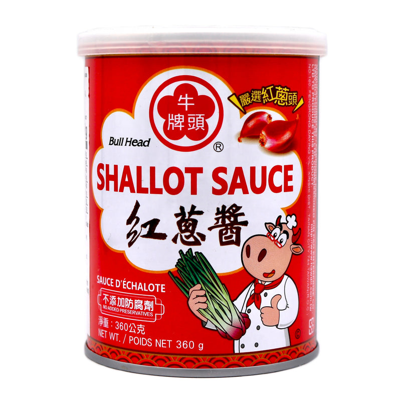 HD Bull Head Brand Shallot Sauce 牛頭牌紅蔥醬 360g | Tuk Tuk Mart