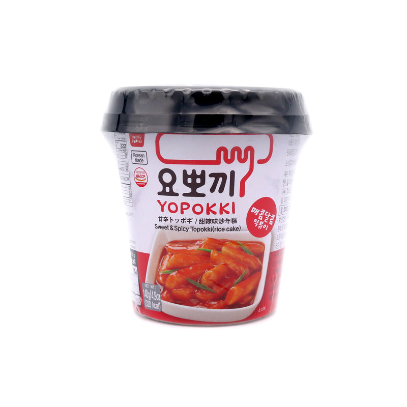 Young Poong Yopokki Sweet & Spicy Topokki (Rice Cake) (Cup ) 140g | Tuk Tuk Mart