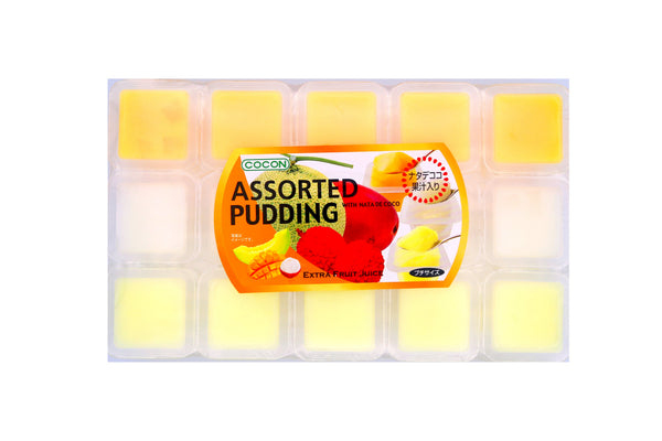 Cocon Assorted Pudding with Nata De Coco and Extra Fruit Juice 15x35g | Tuk Tuk Mart
