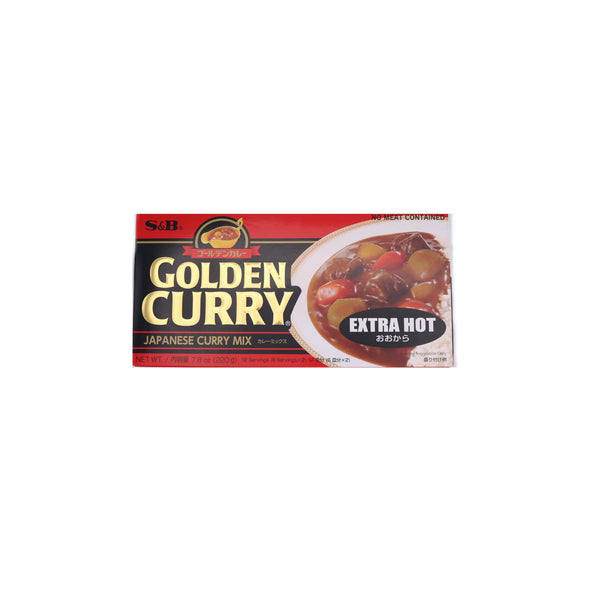 S&B Golden Curry Japanese Curry Mix (Extra Hot) 220g | Tuk Tuk Mart