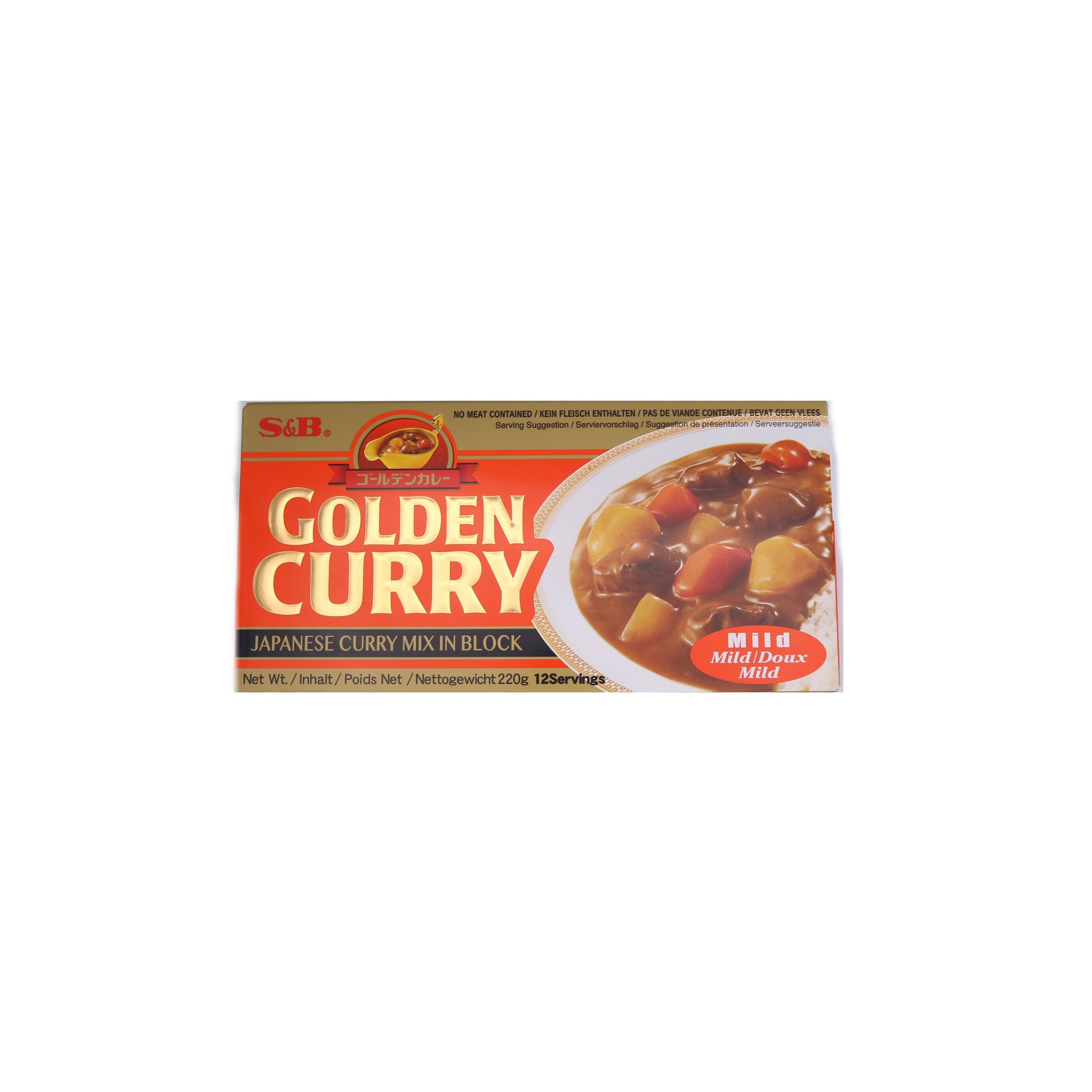 S&B Golden Curry Medium – 220 g – Tienda Hong Kong Market