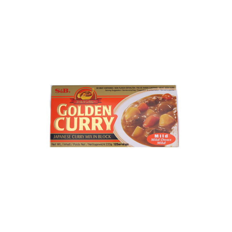 S&B Golden Curry Japanese Curry Mix in Block (Mild) 220g | Tuk Tuk Mart