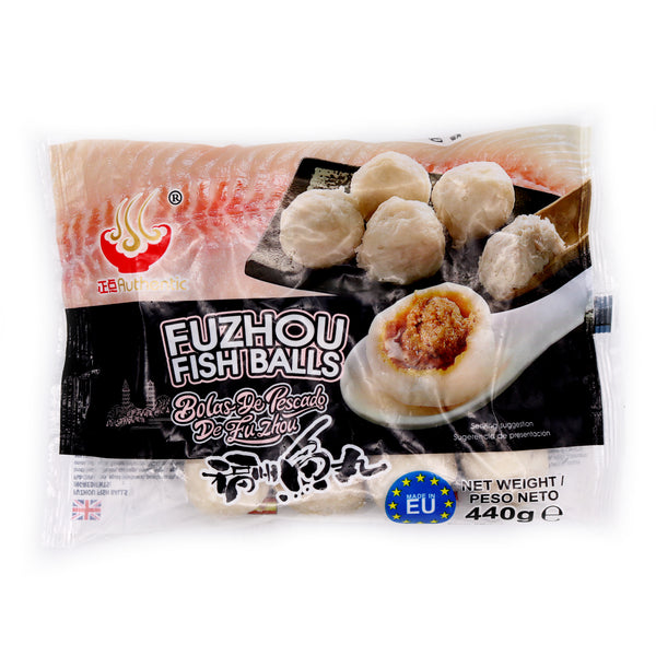 Authentic (Zheng Dian) Fuzhou Fish Balls (With Pork Fillings) 正点福州鱼丸 440g (FROZEN) | Tuk Tuk Mart