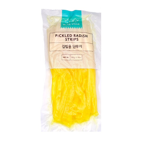 Blue Ville Pickled Radish Strips 壽司醃蘿蔔絲350g | Tuk Tuk Mart