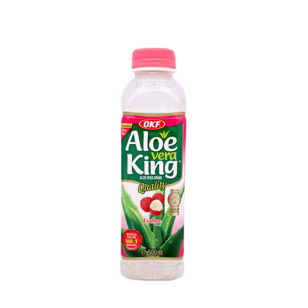 OKF Aloe Vera King Lychee Flavour Drink 500ml | Tuk Tuk Mart