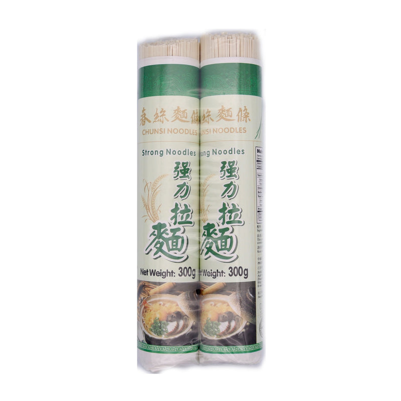 Chunsi Strong Noodles 600g 强力拉麵  (2X300g) | Tuk Tuk Mart