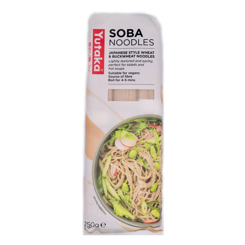 Yutaka Soba Noodles (Japanese Style Wheat and Buckwheat Noodles) 250g | Tuk Tuk Mart