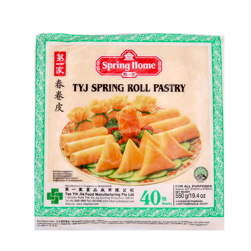 Spring Home TYJ Spring Roll Pastry 550g (Frozen) | Tuk Tuk Mart