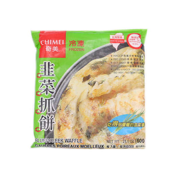 Chimei Fluffy Leek Waffle奇美韭菜手抓餅 600g (Frozen) | Tuk Tuk Mart