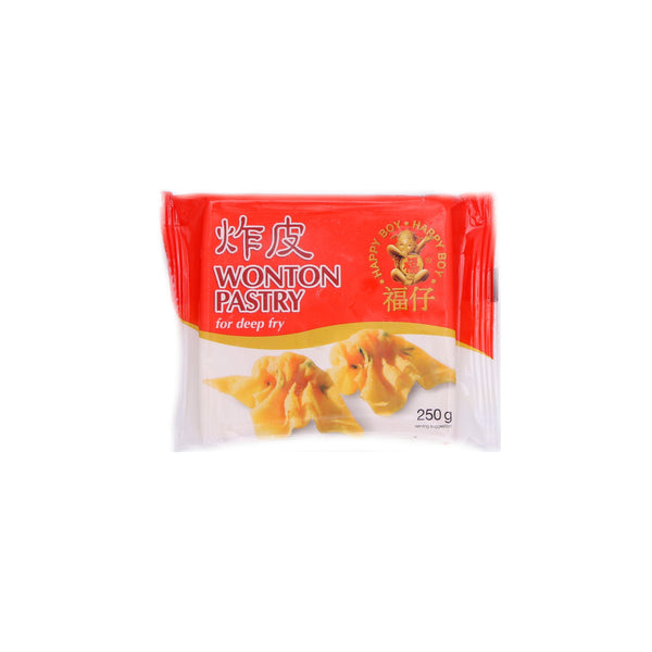 Happy Boy Wonton Pastry For Deep Fry 250g (Frozen) | Tuk Tuk Mart