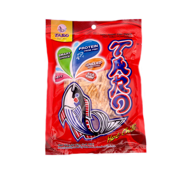 Taro Brand Fish Snack Hot Chilli Flavoured 52g | Tuk Tuk Mart