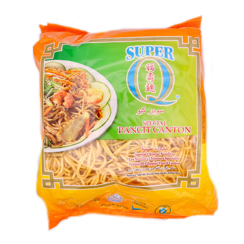 Super Q Special Pancit Canton (Fried Chop Suey Wheat Noodles) 454g | Tuk Tuk Mart