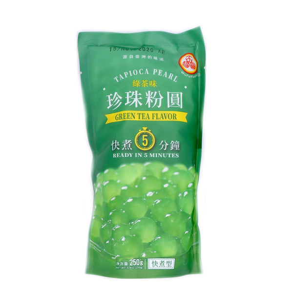 WuFuYuan Tapioca Pearl Green Tea Flavour 250g | Tuk Tuk Mart