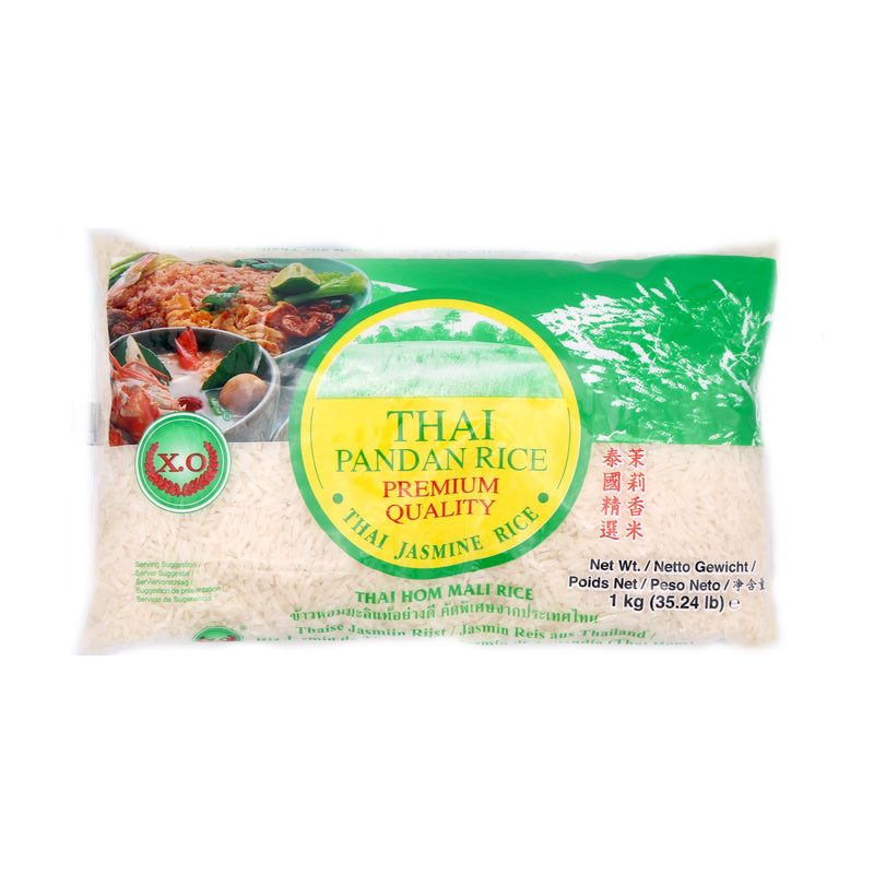 X.O Pandan Thai Jasmine Rice 1kg | Tuk Tuk Mart