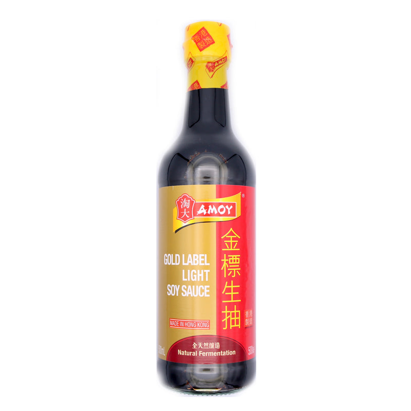 Amoy Gold Label Light Soy Sauce 淘大金標生抽 500ml | Tuk Tuk Mart
