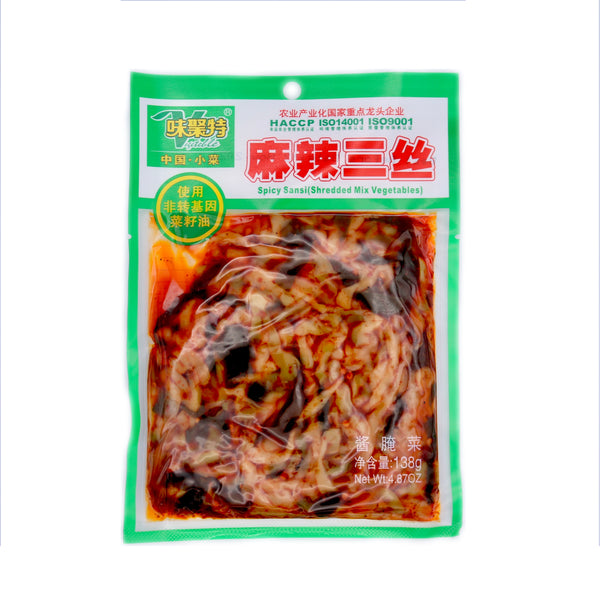 WJT Spicy Sansi (Shredded Mix Vegetables) 138g | Tuk Tuk Mart