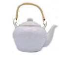 Chinese Plain White Tea Pot | Tuk Tuk Mart