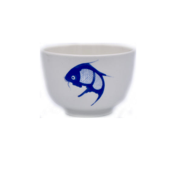Chinese Fish Pattern Tea Cup (7.5cmx5.5cm) | Tuk Tuk Mart