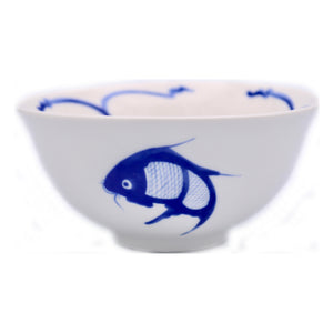 Chinese Fish Pattern Rice Bowl (11.5cmx5.5cm) | Tuk Tuk Mart