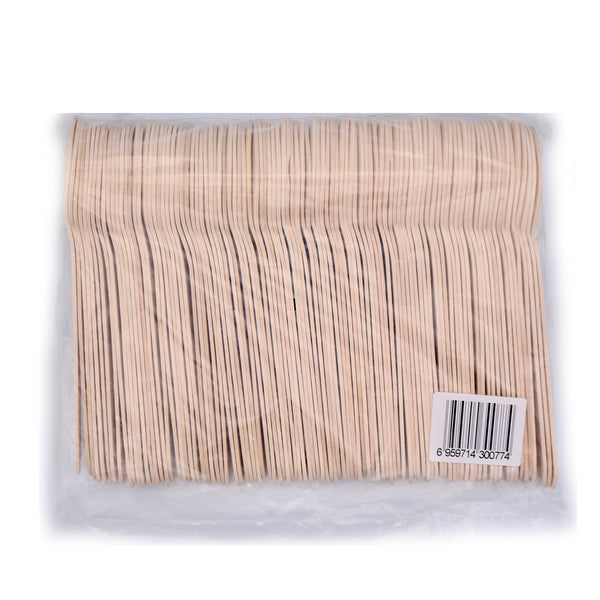 Environmentally Friendly Disposable Wooden Spoons (x100) | Tuk Tuk Mart