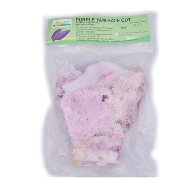 Kim Son Purple Yam Half Cut 500g (Frozen) | Tuk Tuk Mart