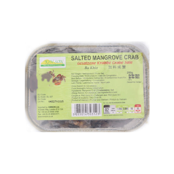 Kim Son Salted Mangrove Crab (Ba Khia) 250g (Frozen) | Tuk Tuk Mart