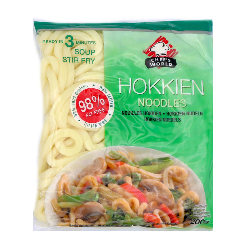 Chef's World Hokkien Noodles 200g | Tuk Tuk Mart