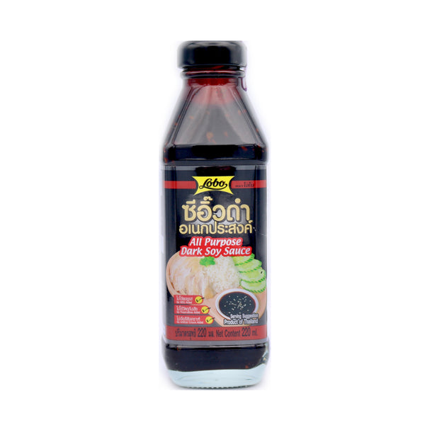 Lobo All Purpose Dark Soy Sauce 220ml | Tuk Tuk Mart