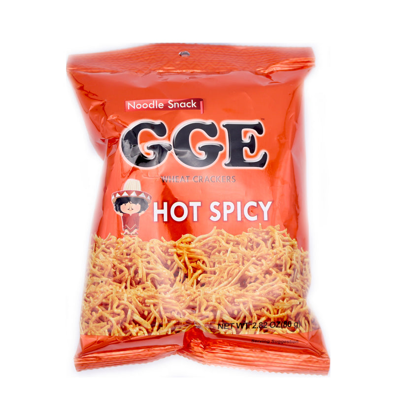 Wei Lih GGE Wheat Crackers Hot and Spicy (Ramen Snack) 80g | Tuk Tuk Mart