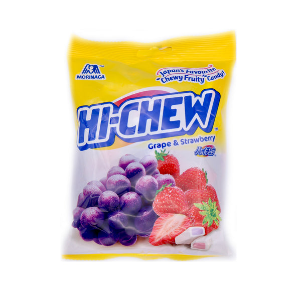 Morinaga Hi-Chew Grape & Strawberry (Chewy Fruity Candy) 100g | Tuk Tuk Mart