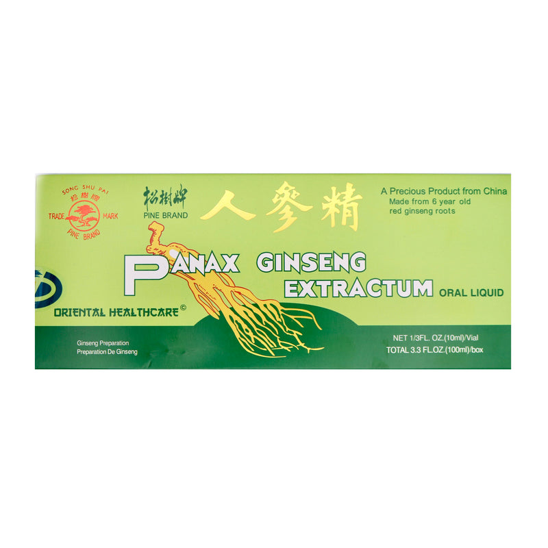 Pine Brand Panax Ginseng Extractum (Oral Liquid) 100ml (10x10ml) | Tuk Tuk Mart