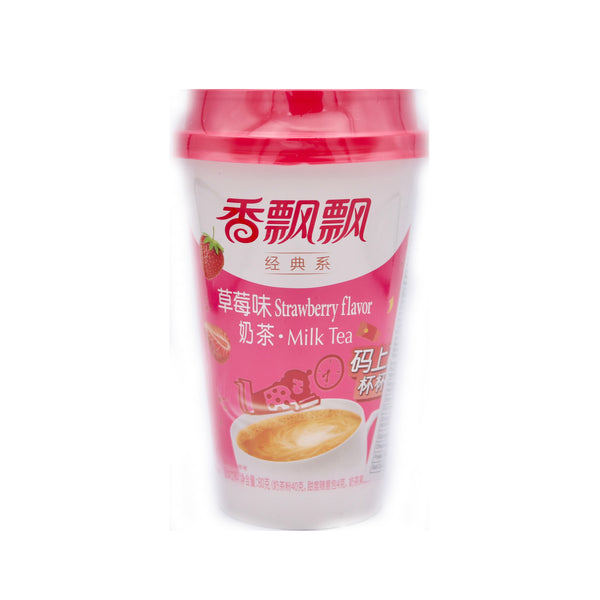 Xiang Piao Piao Milk Tea Drink Strawberry Flavour 80g | Tuk Tuk Mart