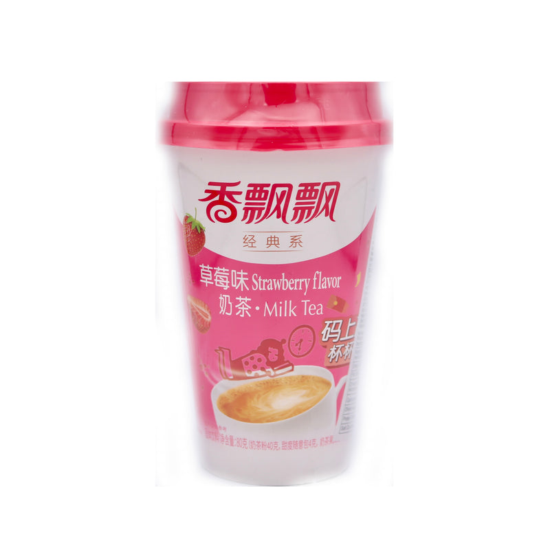 Xiang Piao Piao Milk Tea Drink Strawberry Flavour 80g | Tuk Tuk Mart