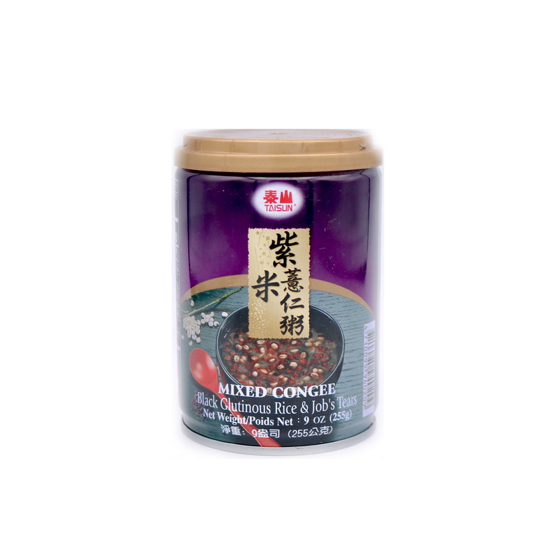 Taisun Mixed Congee (Black Glutinous Rice & Job's Tears) 255g | Tuk Tuk Mart
