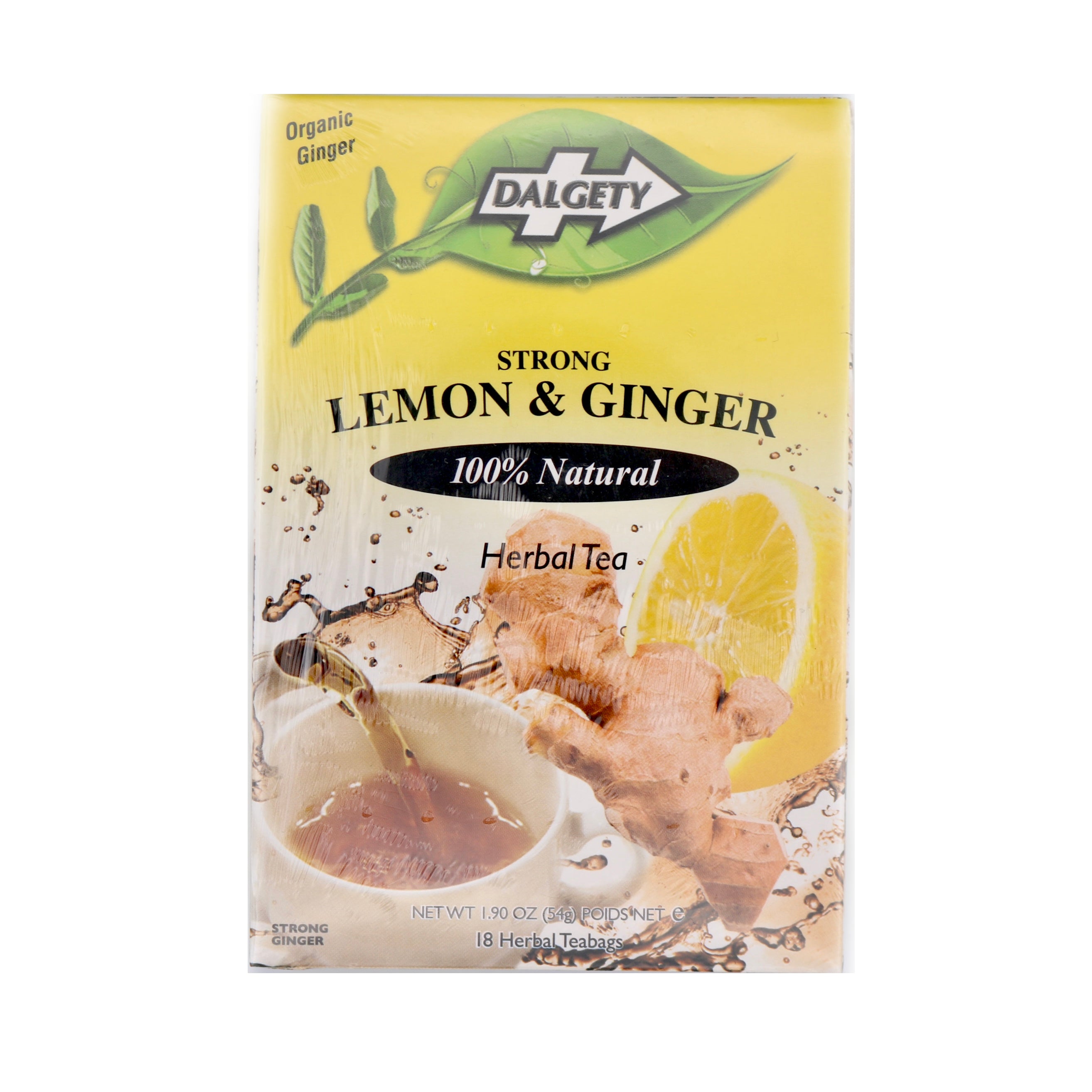 Dalgety Strong Lemon And Ginger Herbal Tea 100 Natural 18 Teabags 5 Tuk Tuk Mart 2180