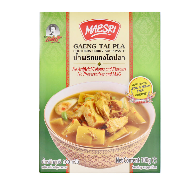 Maesri Gaeng Tai Pla (Southern Curry Soup Paste) 100g | Tuk Tuk Mart