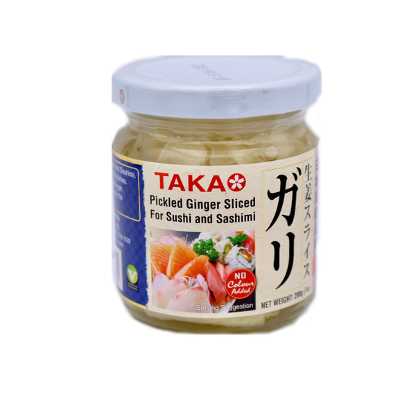 Takao Pickled Ginger Sliced For Sushi and Sashimi 200g | Tuk Tuk Mart