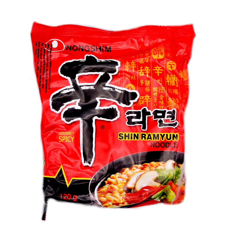 Nongshim Shin Ramyun Noodle (Gourmet Spicy) 120g | Tuk Tuk Mart