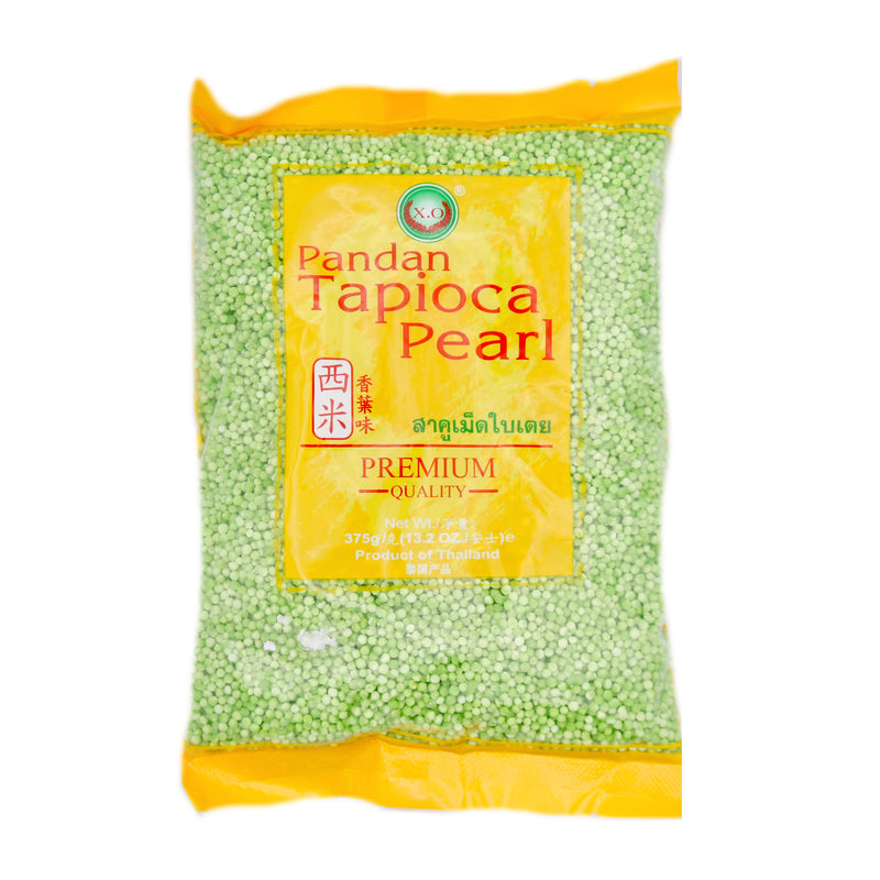 X.O Pandan Tapioca Pearl 375g | Tuk Tuk Mart