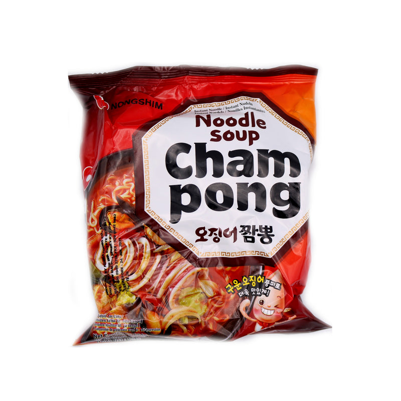 Nongshim Cham Pong Noodle Soup 124g | Tuk Tuk Mart