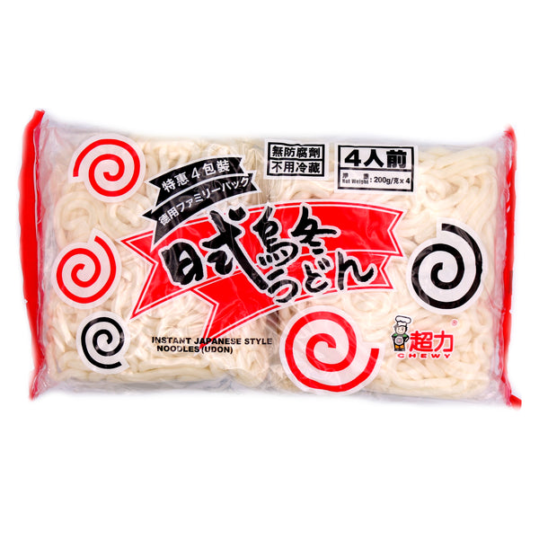 Chewy Instant Japanese Style Udon 800g (4 packets) | Tuk Tuk Mart