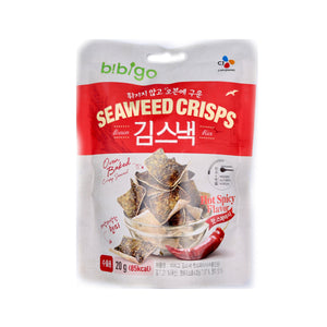 CJ Bibigo Seaweed Crisps Hot & Spicy Flavour (with Sweetener) 20g | Tuk Tuk Mart