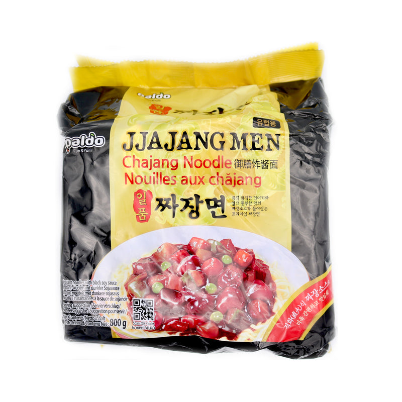 Paldo Jjajang Men (Chajang Noodle) (Pack of 4)800g (4x200g) | Tuk Tuk Mart