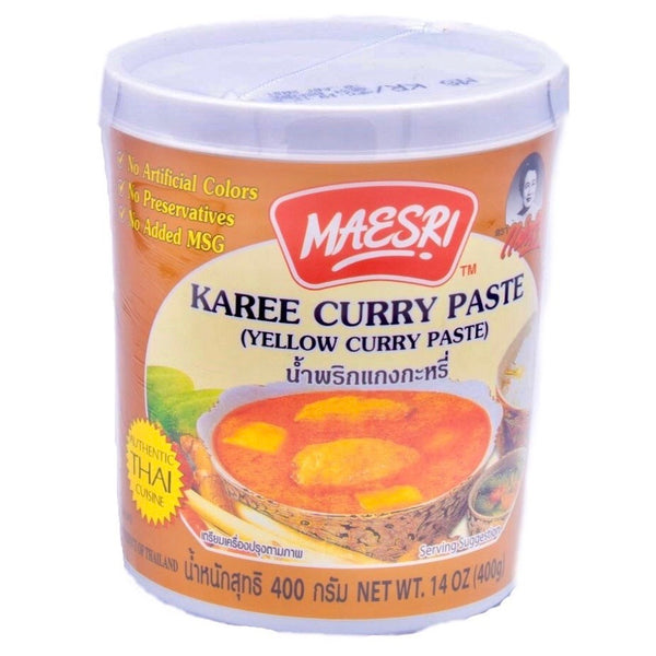 Maesri Yellow Curry Paste (Karee) 400g | Tuk Tuk Mart