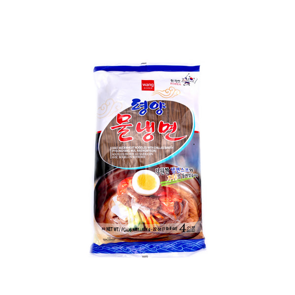 Wang Korea Cold Buckwheat Noodles with Chilled Broth (Pyeongyang Mul Naengmyeon) 624g (4 Servings) | Tuk Tuk Mart