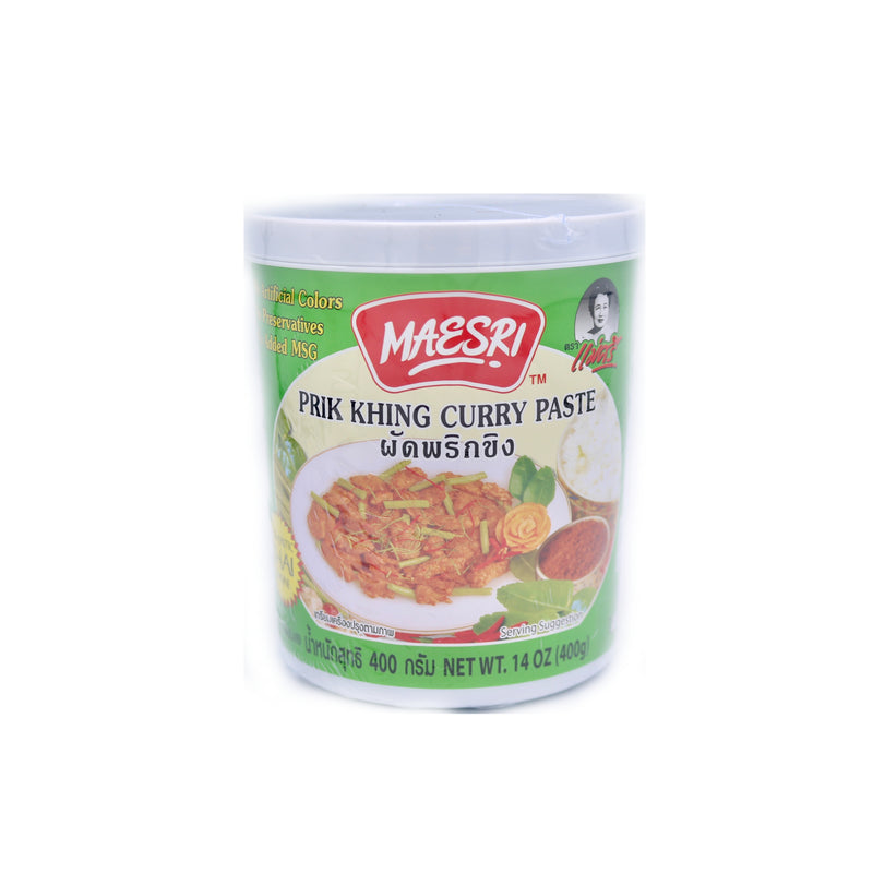 Maesri Prik Khing Curry Paste 400g | Tuk Tuk Mart