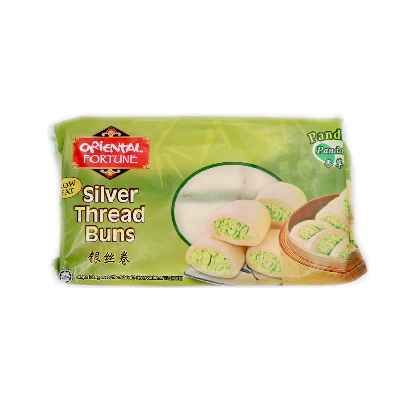 Oriental Fortune Pandan Silver Thread Buns 360g (8x45g) (Frozen) | Tuk Tuk Mart