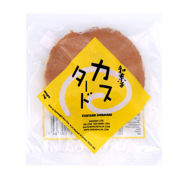 Wagashi Custard Dorayaki 75g (Frozen) | Tuk Tuk Mart