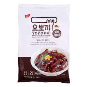 Yopokki Jjajang Topokki (Rice Cake) 240g | Tuk Tuk Mart