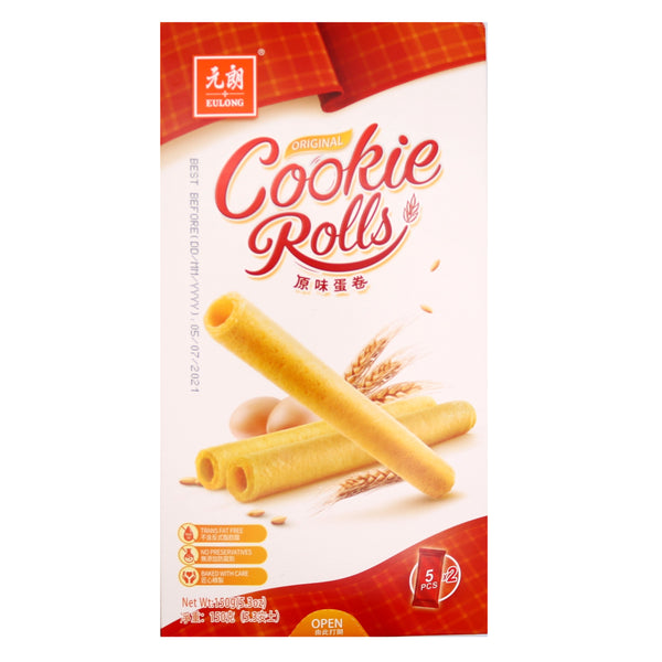 Eulong Original Flavour Cookie Rolls 150g - Tuk Tuk Mart